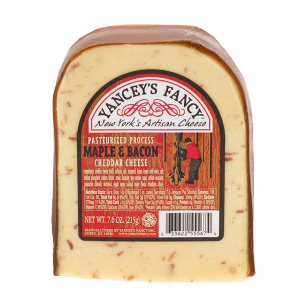 Maple & Bacon Cheddar Cheese (7.6 oz.) - Yancey's Fancy