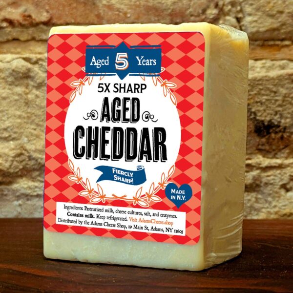 5X-Sharp Aged NY Cheddar Cheese