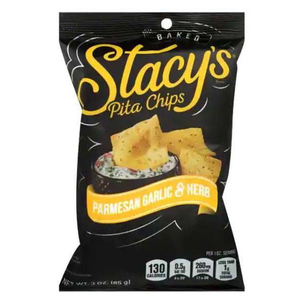 Bag of Stacy's Parmesan Garlic & Herb Pita Chips
