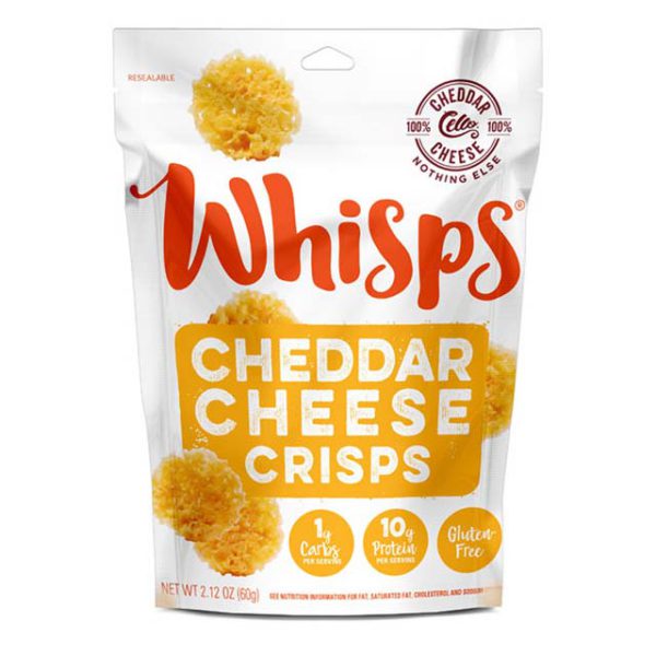Bag of Whisps Cheddar Cheese Crisps.