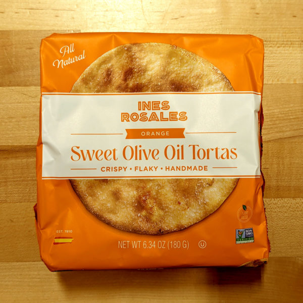 Package of Ines Rosales Orange Sweet Olive Oil Tortas.