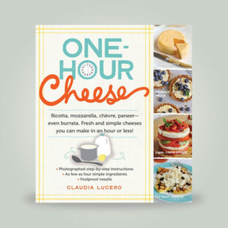 Book, "One-Hour Cheese" by Claudia Lucero