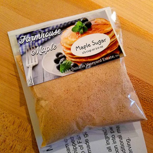 A 2 oz. packet of maple sugar.