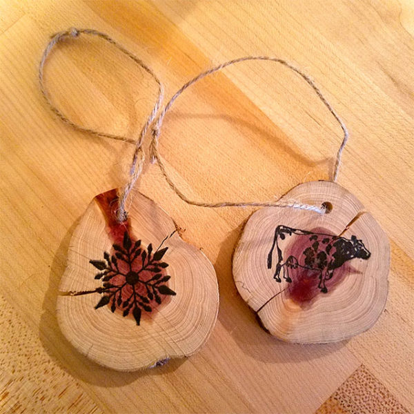 Rustic Wood Ornament