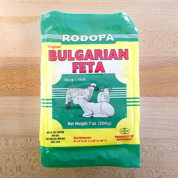 Bulgarian White Cheese Feta (7 oz.) - Rodopa