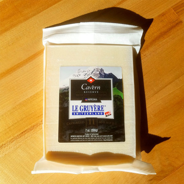 Cavern Reserve Swiss Cave-Aged Le Gruyère Switzerland AOP (7 oz.) - Mifroma