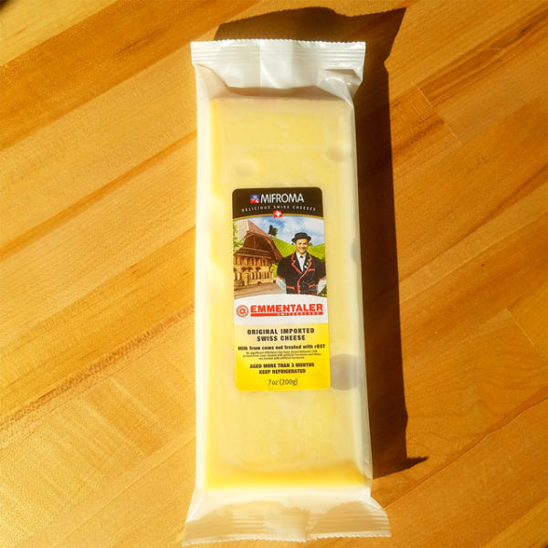 Emmentaler Switzerland AOP (7 oz.) - Mifroma