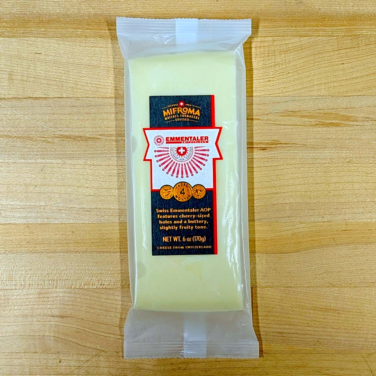 Emmentaler Switzerland AOP (6 oz.) - Mifroma