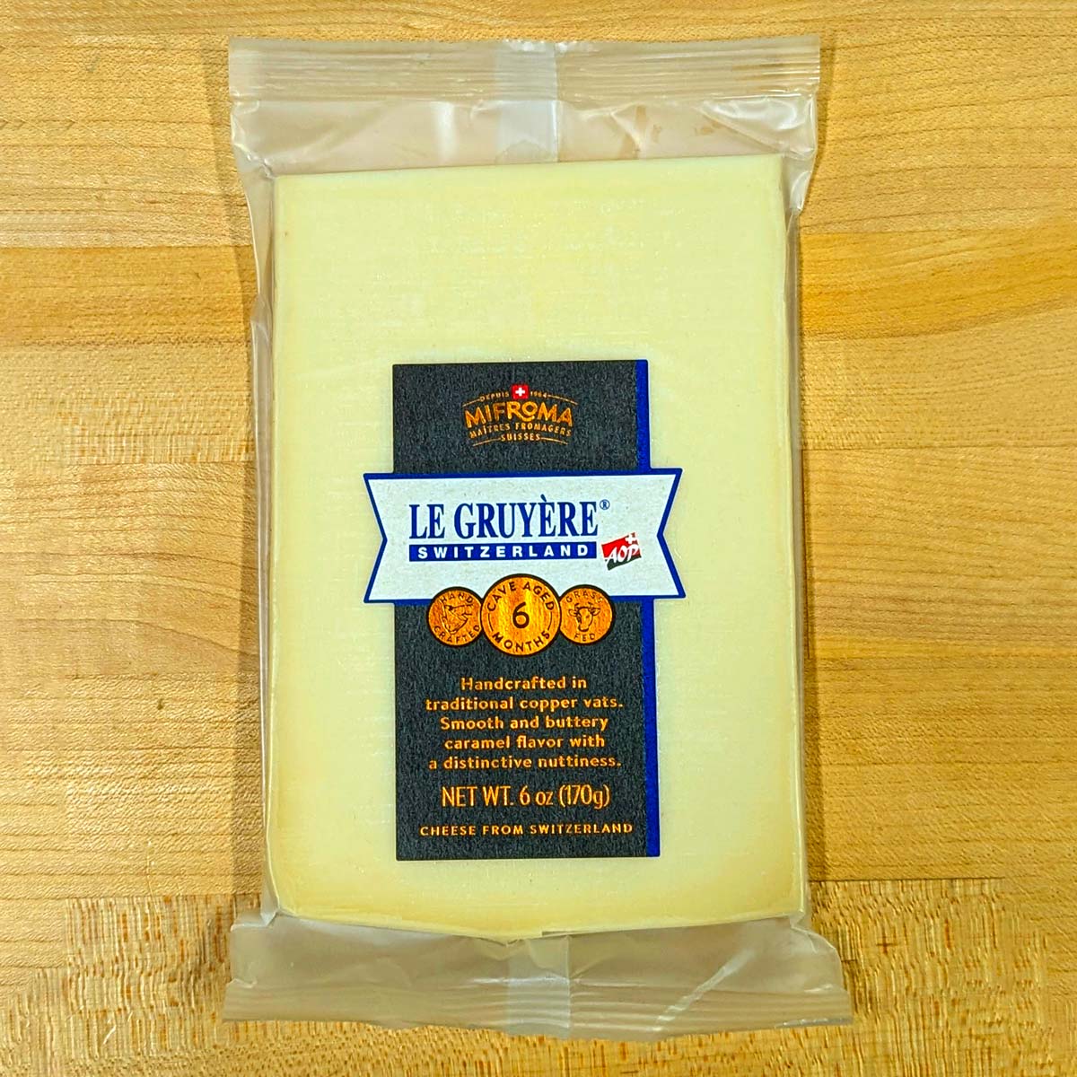 Gruyère Switzerland AOP (6 oz.) - Mifroma