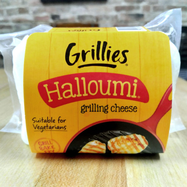 A package of Grillies Halloumi.