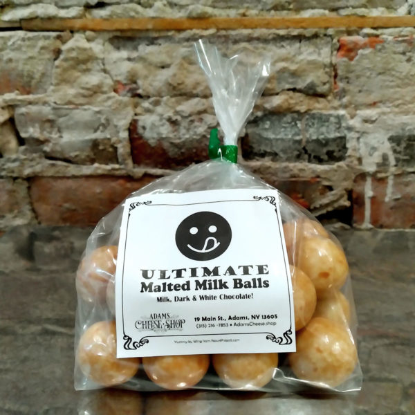 A bag of Ultimate Malted Milk Balls.