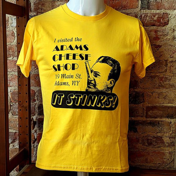 Adams Cheese Shop "It Stinks" T-Shirt (Unisex)