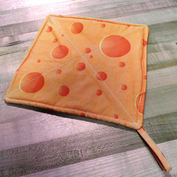 Cheesy Potholder - Handmade by R Craft Cabin