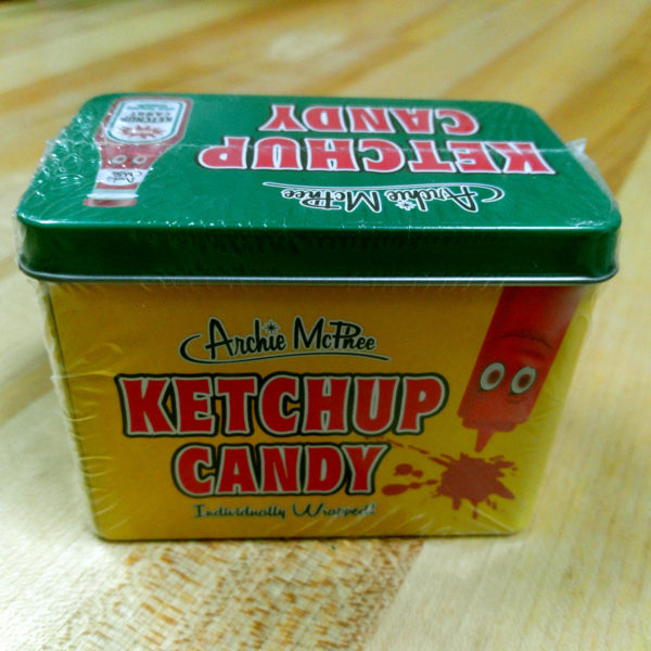 Tin of Ketchup Candy.
