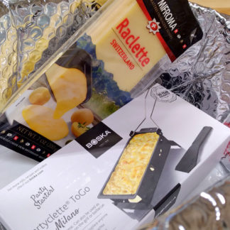 Raclette Starter Pack (Swiss Raclette Cheese / Partyclette Kit)