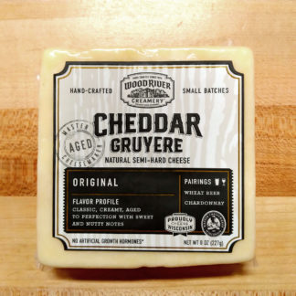Cheddar Gruyere Original (8 oz.) - Wood River Creamery
