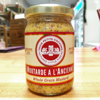 Whole Grain Mustard / Moutarde à l'Ancienne (7 oz.) - Les Trois Petits Cochons