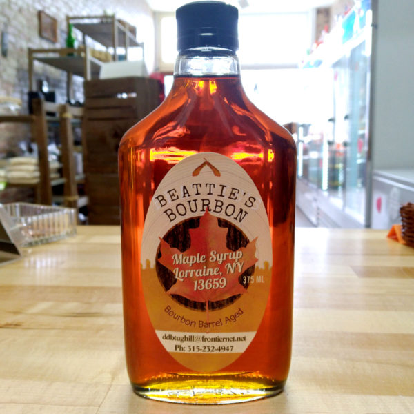 Beattie's Bourbon (375 ml) - Beattie's Tug Hill Maple Syrup