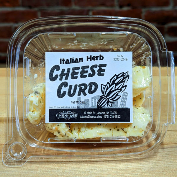 Italian Herb Flavored Cheese Curd (8 oz.)