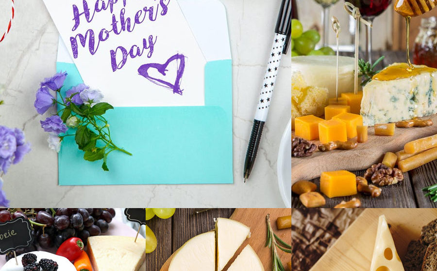 Collage of "Happy Mother's Day" photos.