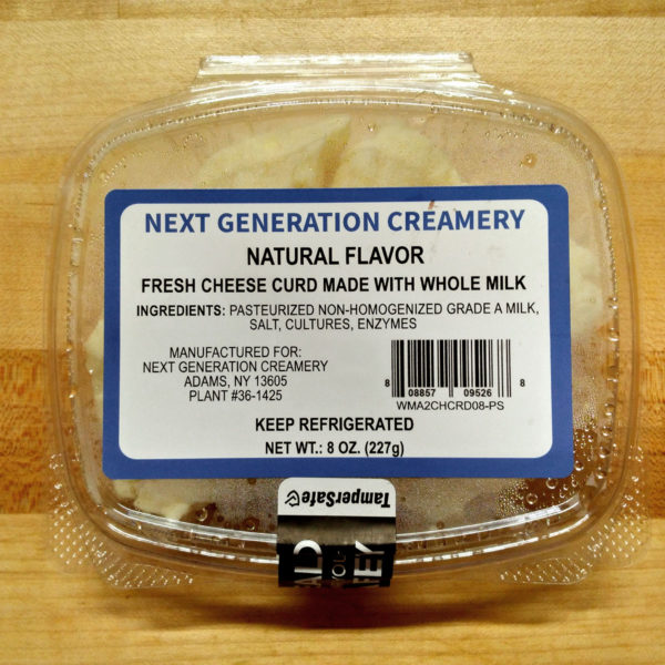 A package of A2A2 Natural Cheese Curd.