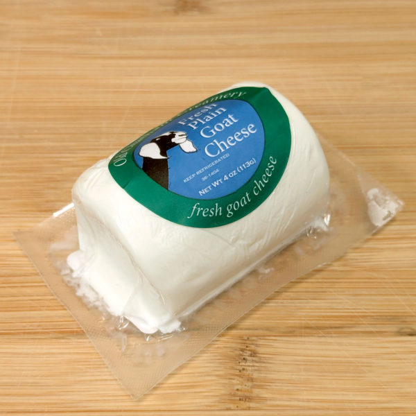 A log of Fresh Goat Cheese, wrapped.