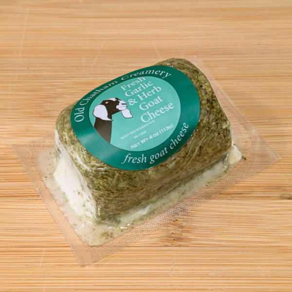 Fresh Garlic & Herb Goat Cheese (4 oz.) - Old Chatham Creamery