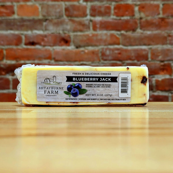Blueberry Jack Cheese (8 oz.) - Shtayburne Farm