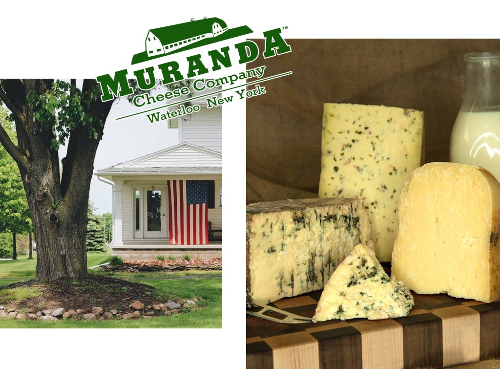 Collage of Muranda Cheese Company imagery.