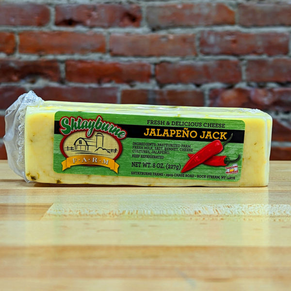 Jalapeño Jack Cheese (8 oz.) - Shtayburne Farm