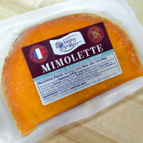 Mimolette, Cave-Aged 18 Months (7.0 oz.) - Isigny Sainte-Mère