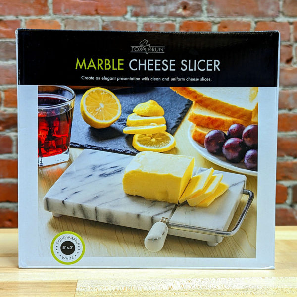 Marble Cheese Slicer, White - Fox Run