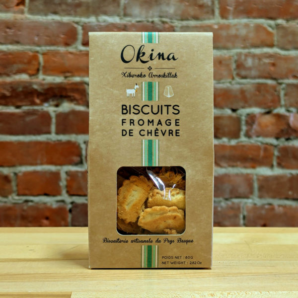 Biscuits Fromage de Chèvre [Goat Cheese] (2.82 oz.) - Okina