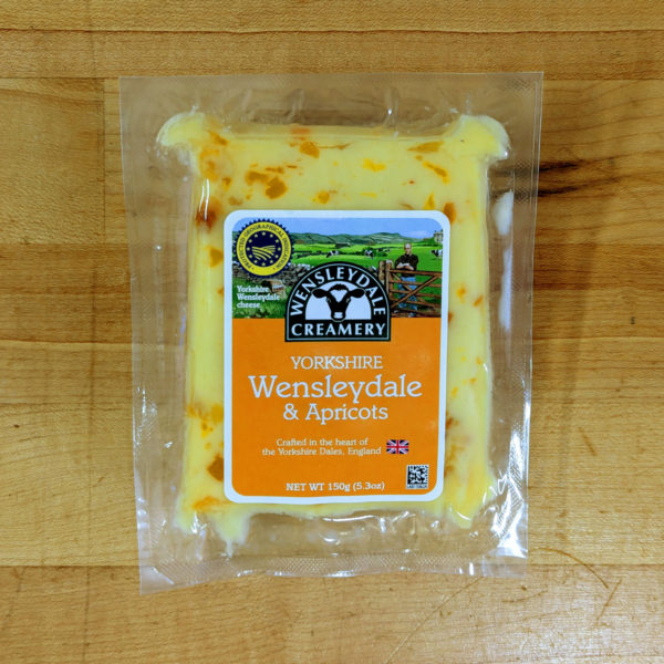 Wensleydale Cheese with Apricots (5.3 oz) - Wensleydale Creamery