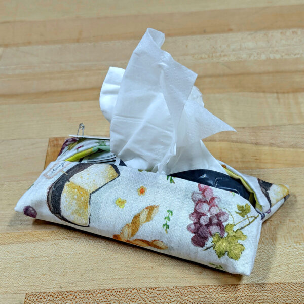 Cheesy Travel Tissue Holder - Handmade by R Craft Cabin