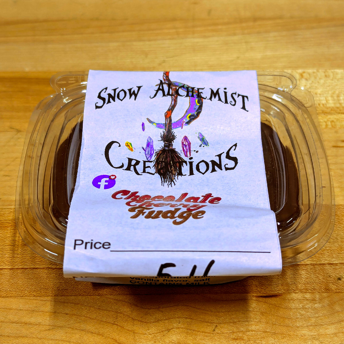 Chocolate Cherry Fudge (5 oz.) - Snow Alchemist Creations