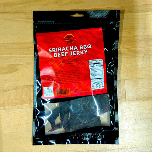 Sriracha BBQ Beef Jerky (3 oz.) - Syrachacuse