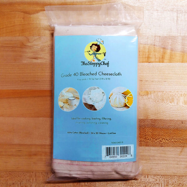 Grade 40 Bleached Cheesecloth - The Sloppy Chef