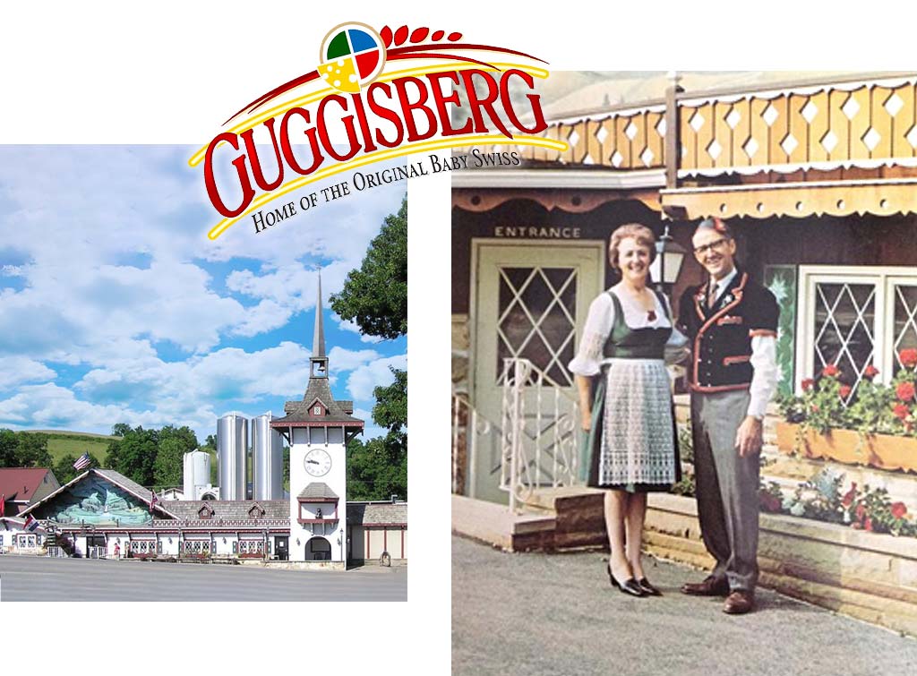 Collage of Guggisberg imagery.