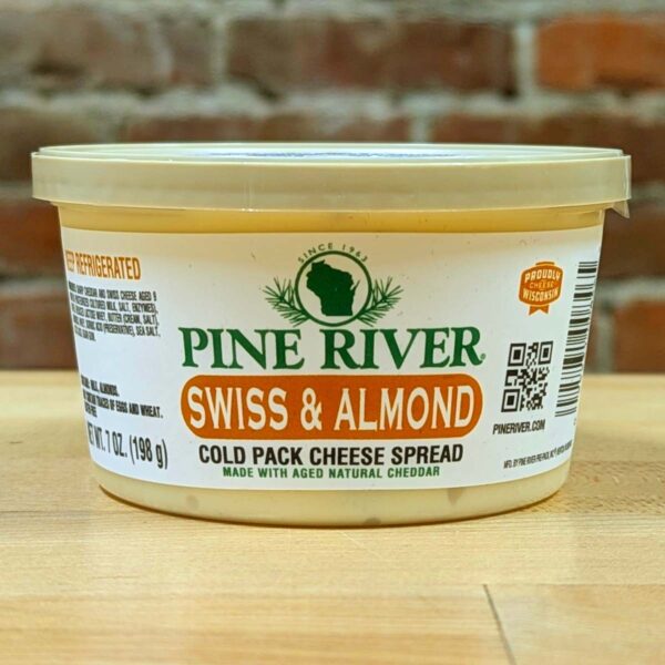 Swiss & Almond Cheese Spread (7 oz.) - Pine River