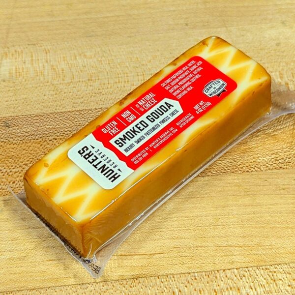 Smoked Gouda Cheese Bar (4 oz.) - Hunter's Reserve