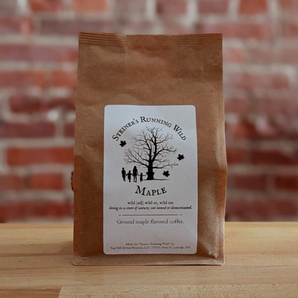 Ground Maple Flavored Coffee (10 oz) - Steiner's Running Wild