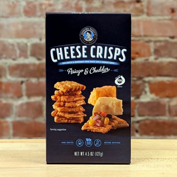 Asiago & Cheddar Cheese Crisps (4.5 oz.) - John Wm. Macy