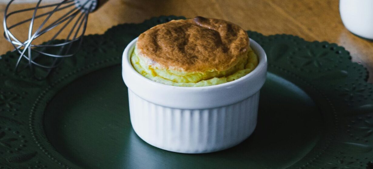 Cheese souffle.