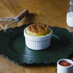 Cheese souffle.