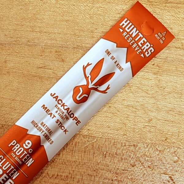 Closeup of a Jackalope Meat Stick