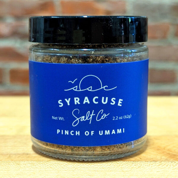 A jar of Pinch of Umami Flake Salt.
