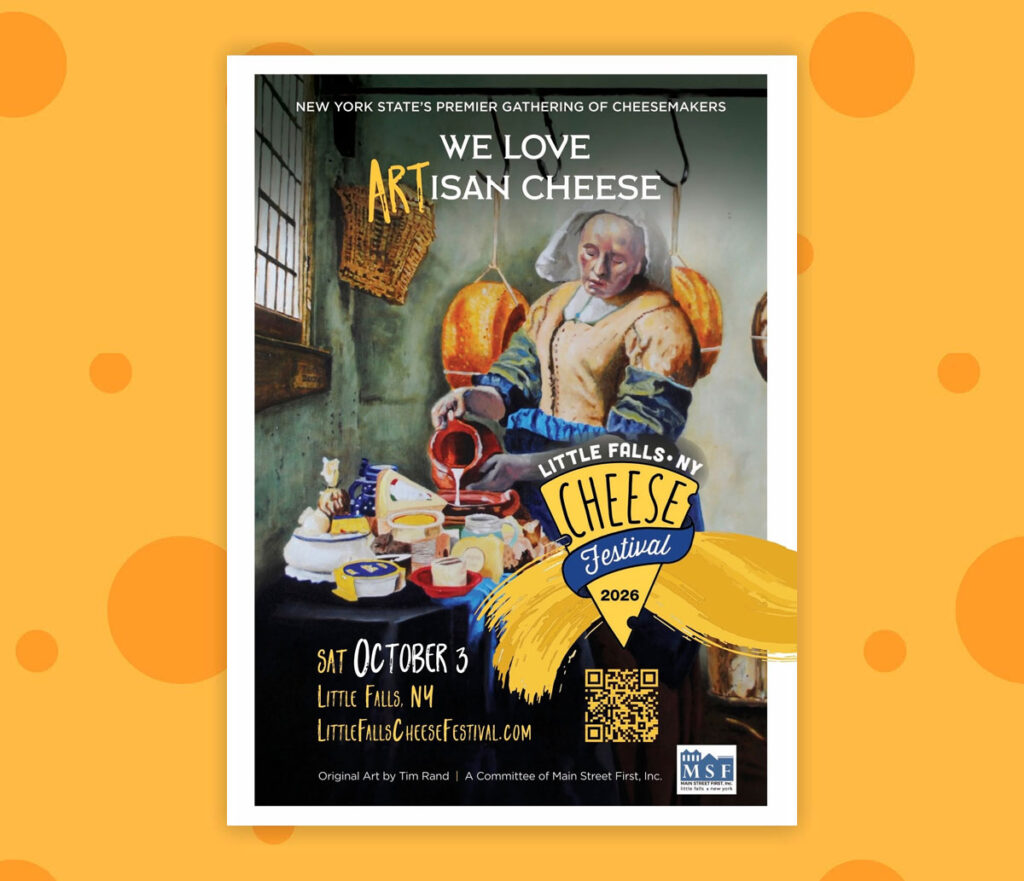 Meet us at the Little Falls Cheese Festival!