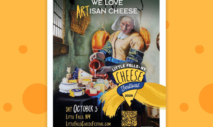 Flyer for the Little 2026 Falls Cheese Festival.