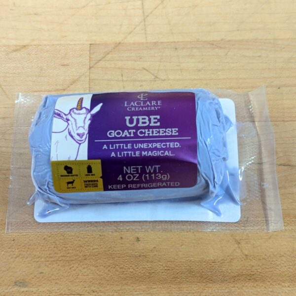 Ube Goat Cheese (4 oz.) - LaClare Creamery